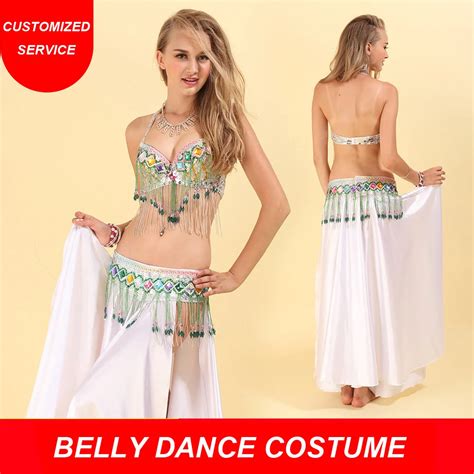 buy 2018 professional egyptian women bellydance costume set rhinestone bra b c