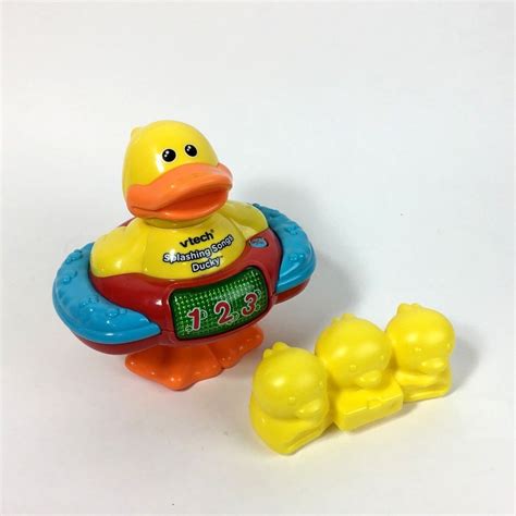 And i just saw the best idea for helping to make babies bath time easier! Vtech Splashing Songs Ducky Electronic Bath Toy #VTech ...