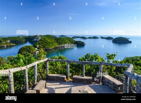 Mesmerizing Shot Of Beautiful Hundred Islands In Alaminos Pangasinan