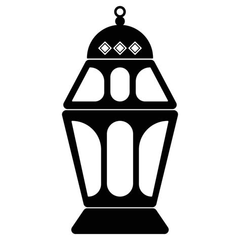 Ramadan Lantern Solid Black Icon 17067223 Vector Art At Vecteezy