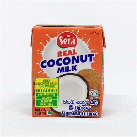 Sera Real Coconut Milk 180ml Glomarklk