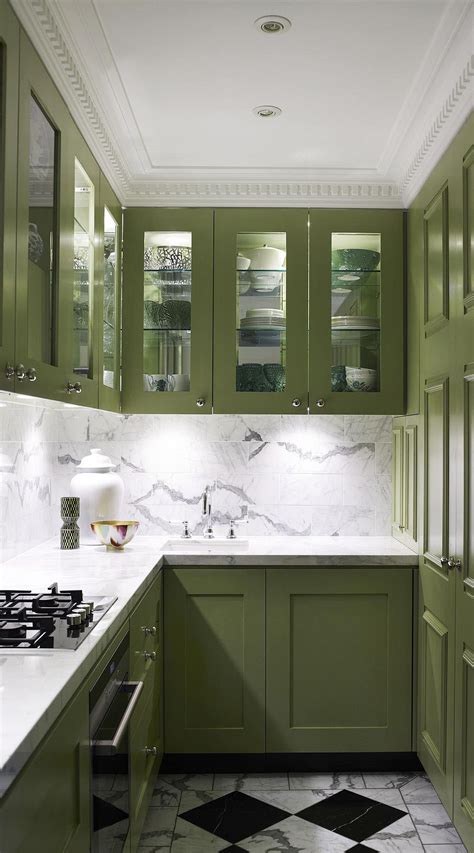 In fact, this is a wonderful way to make your small kitchen look bigger. 34+ ( Top ) Green Kitchen Cabinets - " Good for Kitchen ...
