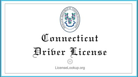 Connecticut Driver License What You Need To Get Started License