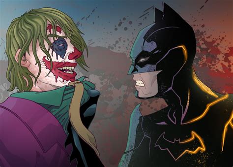 Artstation Batman Vs The Joker