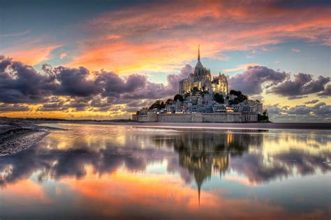 Mont Saint Michel Full Hd Wallpaper And Background 2048x1361 Id615227