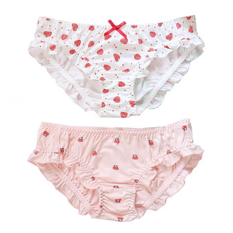 Buy Joyralcos Japanese Bikini Panties Cosplay Anime Underwear Strawberry Print Sailor Style
