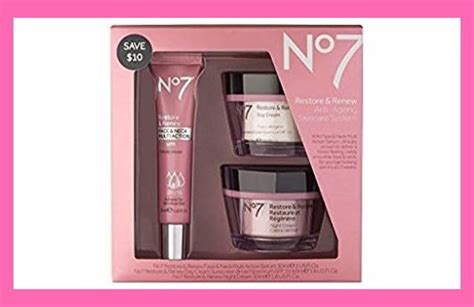 No7 Restore Renew Face Neck Multi Action Skincare System Pack Of 1