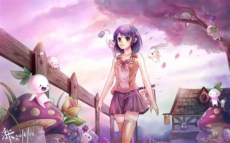 Cute Pink Girly Anime Wallpapers Wallpaper Cave
