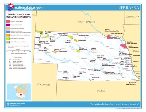 Indian Reservations In Nebraska Map Mexico Map