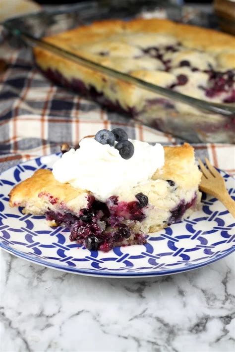 Easy Blueberry Cobbler Miss In The Kitchen