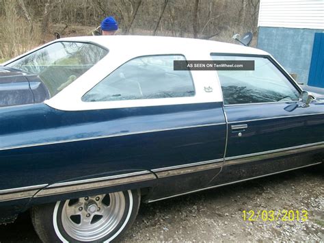 1974 Chevrolet Caprice Classic Blue White Vinyl Top Immaculate