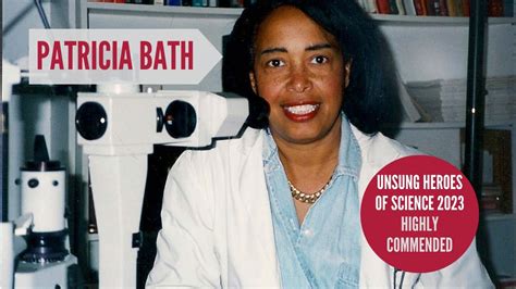 Patricia Bath Unsung Heroes Of Science 2023 Youtube