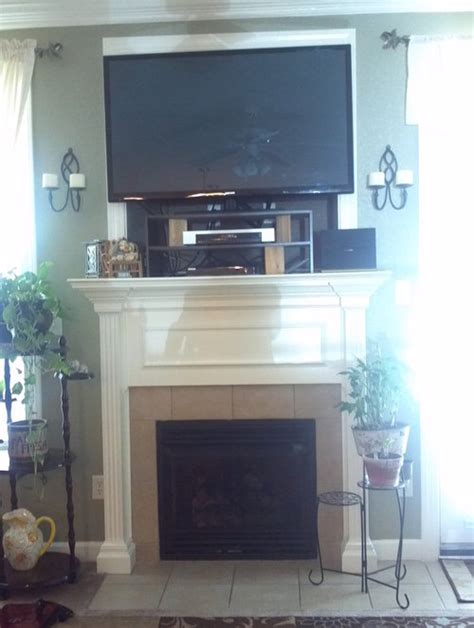 How To Hide Tv Cords Over Brick Fireplace Fireplace Guide By Linda