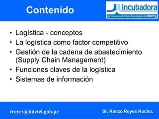 Funcion De La Logistica Doris Ppt