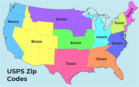 Zip Code Map Of Usa