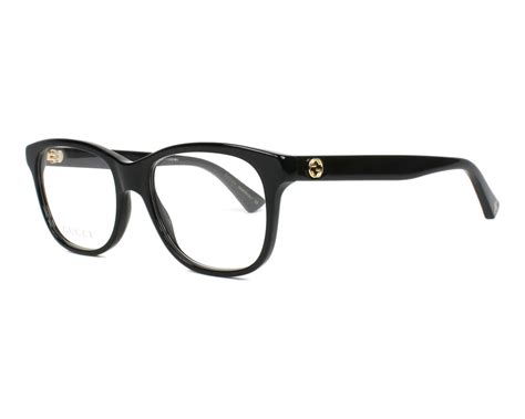 Gucci Eyeglasses Gg 0166 O 001 Black Visionet