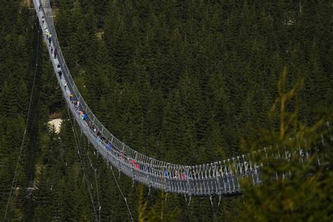 Sky Bridge 721 Worlds Longest Suspension Bridge Been Opened In Czech