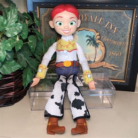 Disney Toys Disney Pixar Thinkway Toy Story 5 Talking Pull String Jessie Doll Works Poshmark