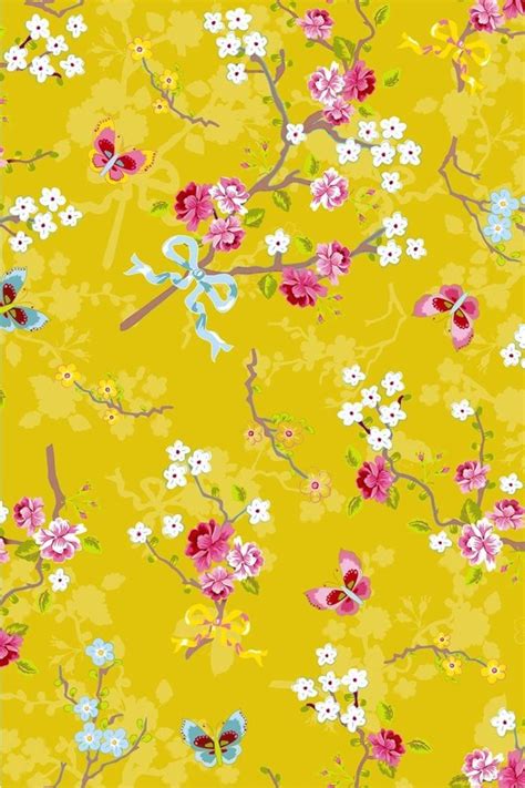 Chinese Rose Wallpaper Yellow Pip Studio The Official Website