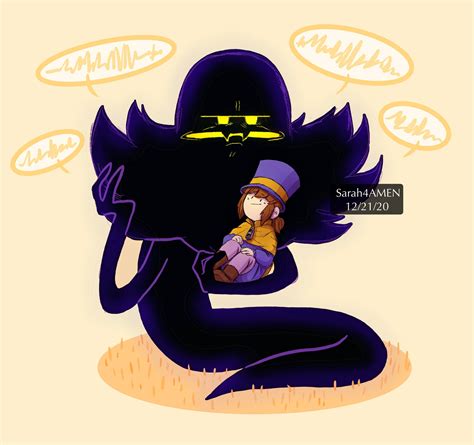 Letting Snatcher Tell Hat Kid How Great Work Is By Sarah4amen On Deviantart
