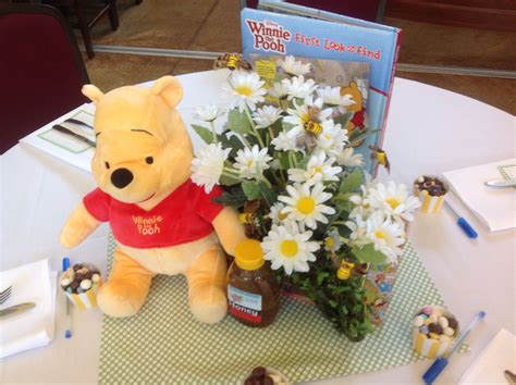 Sweet Winnie The Pooh Centerpiece For A Storybook Themed Shower