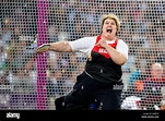 Ilke Wyludda of Germany competes the women's discus throw F57/58 final ...