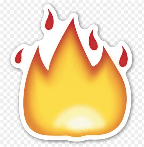 Free Download Hd Png Fire Emoji Whatsapp Emoticon Transparente Transp