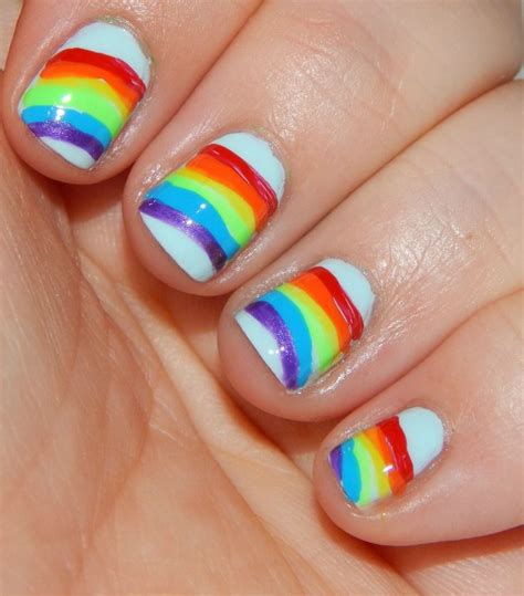 Rainbow Nails Art