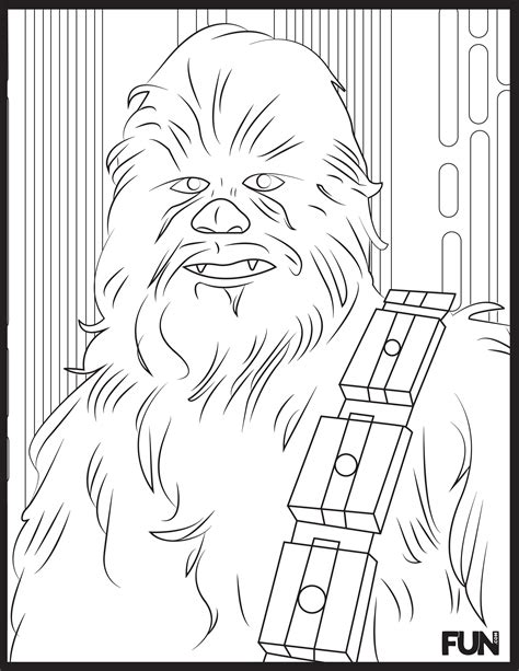 Star Wars Coloring Pages To Print Chewbacca