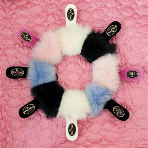 Foofoo Fluffy Mule Womans Slippers With Multiple Variations Of Our