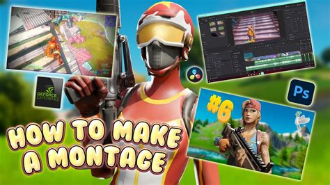 how to make an insane fortnite montage clipping software editing tutorial thumbnail etc