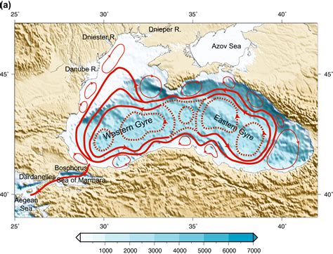 Mediterranean Sea Depth Contours