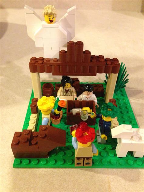 Lego Nativity Scene My 7 Yr Old And I Put Together Lego