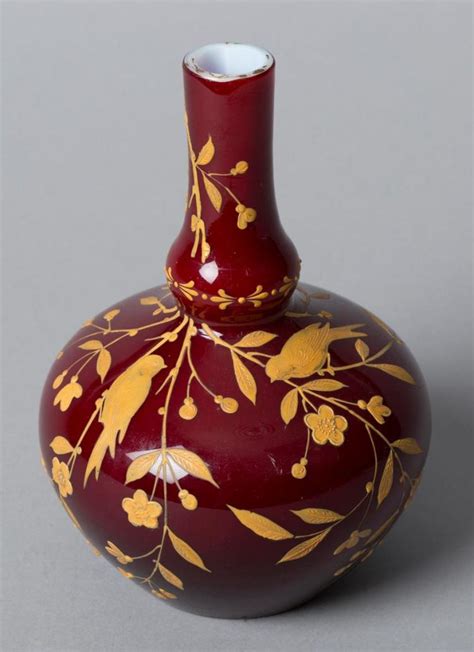 Thomas Webb Cased Glass Vase