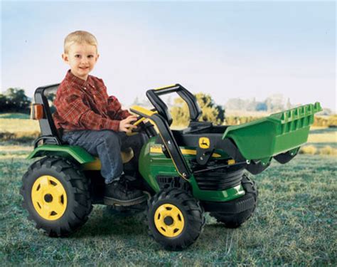 Purchased this tractor for my grandson tractor will not hold a charge and now it won't work at all per perego keeps giving me a runaround very dissatisfied i would not buy one. Peg Perego 12V Tractor Stick Shift ASGI0193NGR - KidsWheels