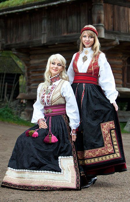 bunads from telemark area norwegian clothing folk costume norway