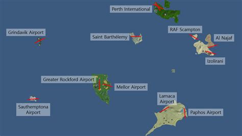 Runway Directions Of Major Ptfs Airports Rptfs