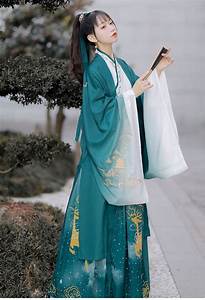 Chinese Traditional Clothing Jin Dynasty Hanfu Clothing Female 