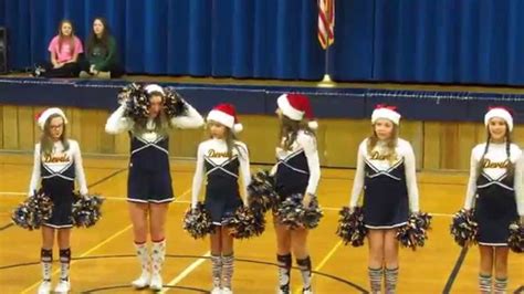12 19 13 Alex 7th Grade Cheerleading Christmas Routine Cheerleading