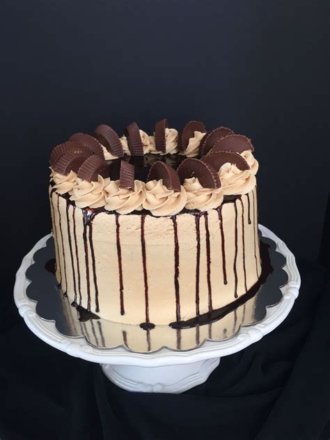 Reeses Peanut Butter Chocolate Cake Drip Cake Cake Recipes Brownie