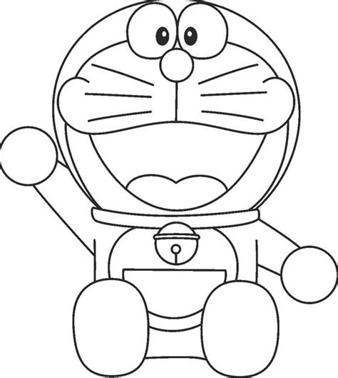 Gambar Mewarna Doraemon