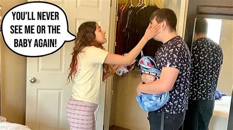 i got another girl pregnant prank on pregnant girlfriend emotional youtube
