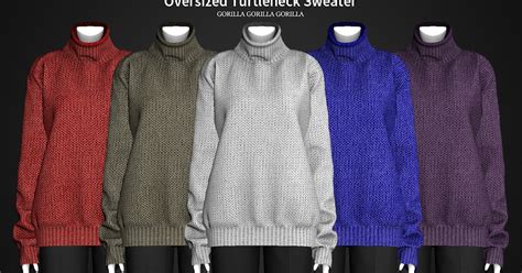 Oversized Turtleneck Sweater Gorilla X3