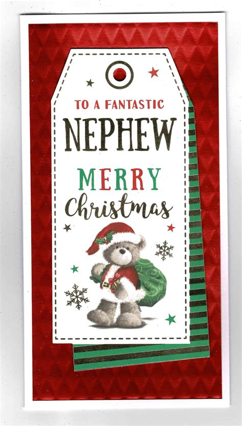 Nephew Christmas Card To A Fantastic Nephew Merry Christmas With