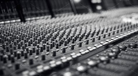 Audio Mixing Board Stock Photo Containing Studio And Tv High Quality
