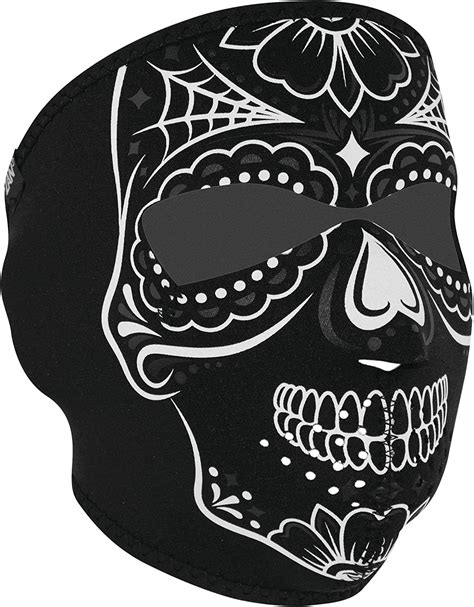 Zanheadgear Neoprene Full Face Mask Wnfm028g Glow In The Dark