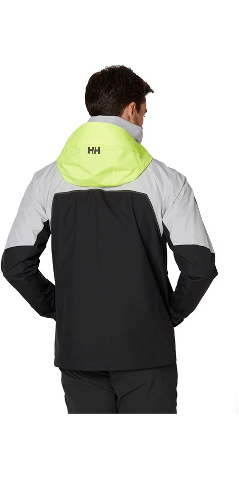 2020 helly hansen mens hp foil light sailing jacket 34151 ebony sailing wetsuit outlet