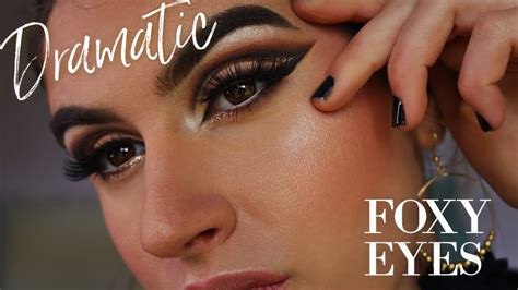 Dramatic Foxy Eyes Glitter Cut Crease 🦊 Youtube