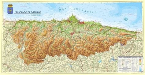 Descarga El Mapa F Sico De Asturias