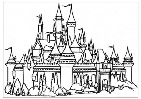 Dibujo castillo imágenes y fotos de stock. Dibujos de castillos de princesas para colorear - Imagui